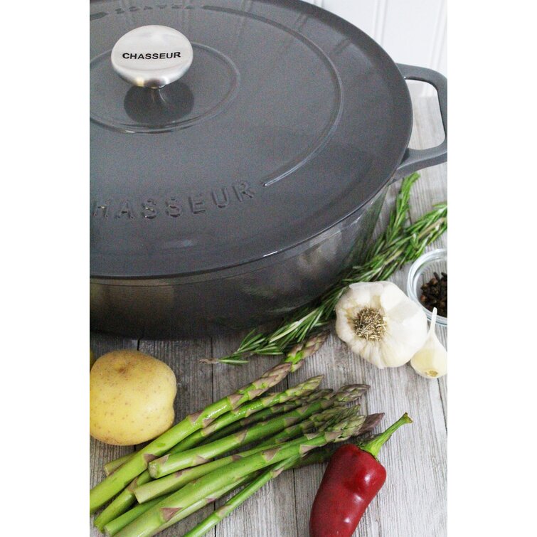 Chasseur Non Stick Enameled Cast Iron Oval Dutch Oven Reviews